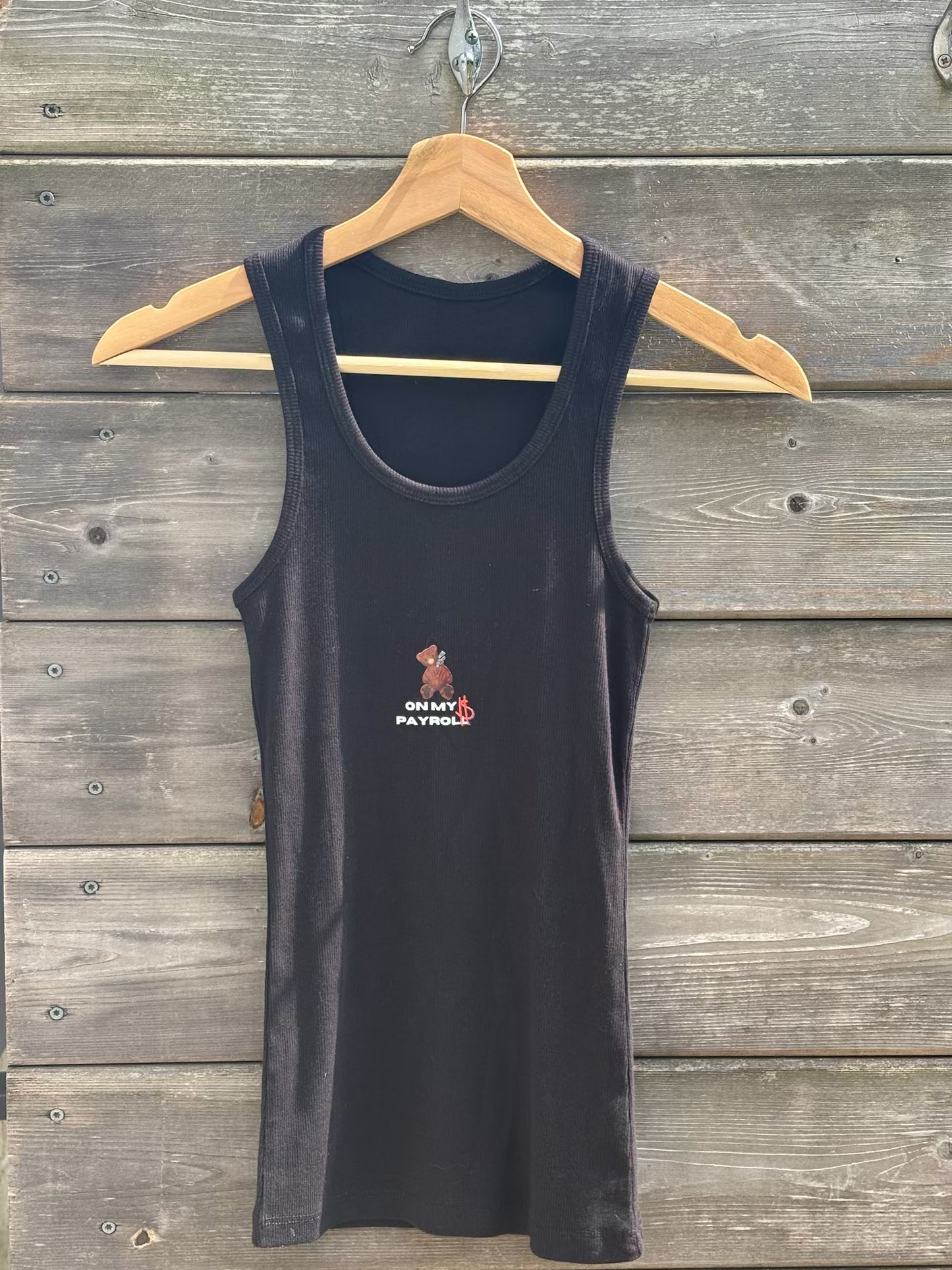 ON MY PAYROLL TANK-BLACK