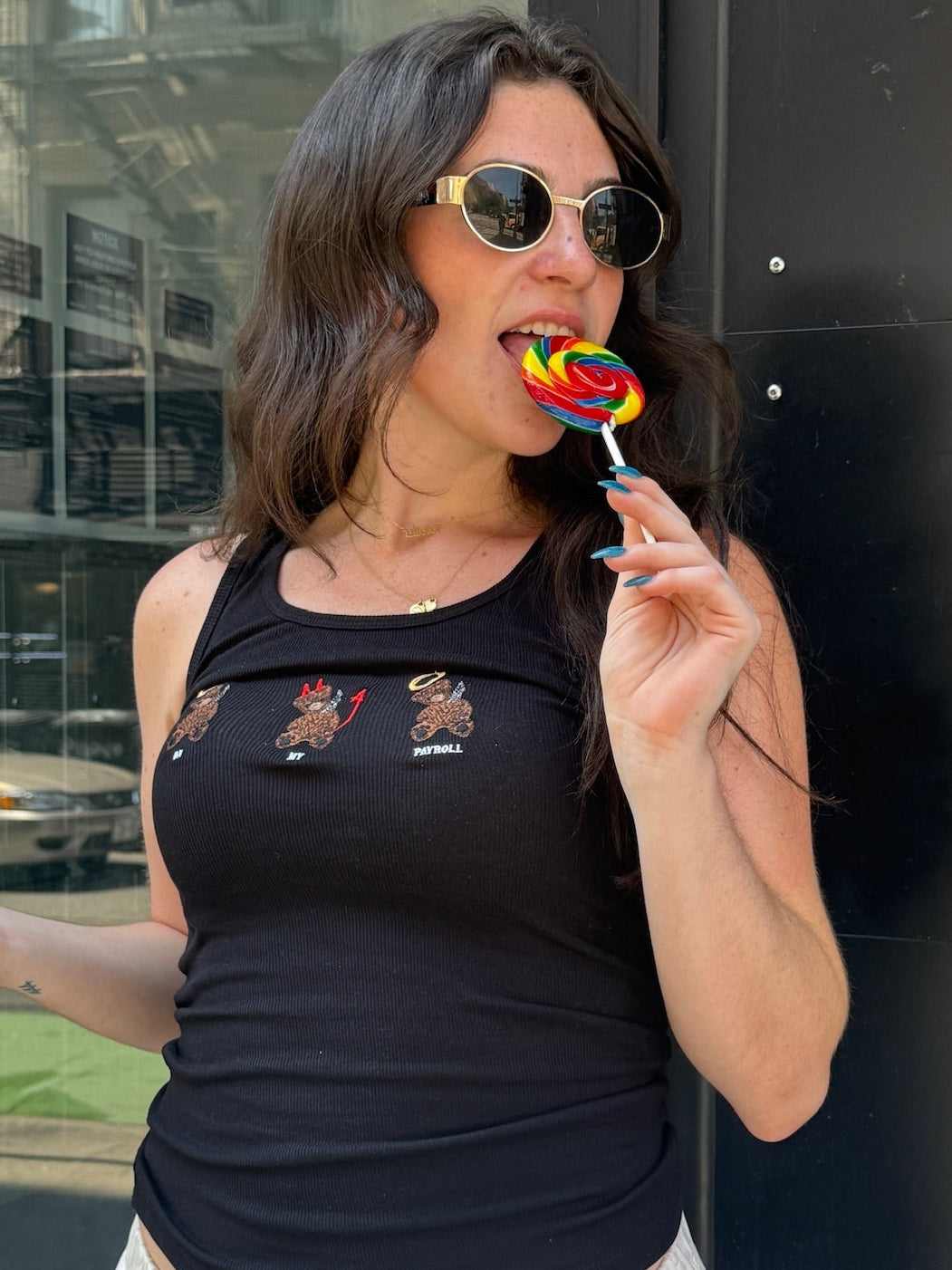 CANDY TANK-BLACK